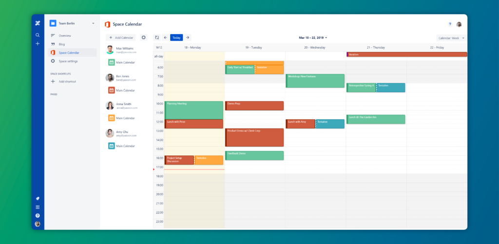 confluence outlook calendars calendar benefits features overview