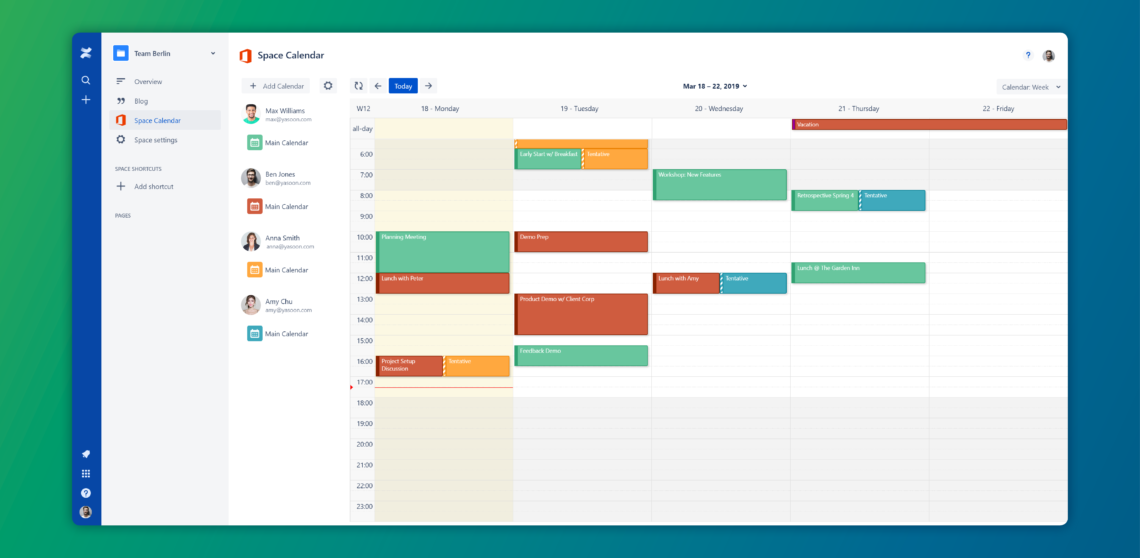 Outlook Calendars for Confluence Outlook calendar plugin in Confluence